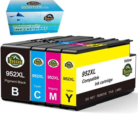 Yuusha 952xl Ink Cartridges Combo Pack Replacement For Hp 952xl 952 Xl Compatible