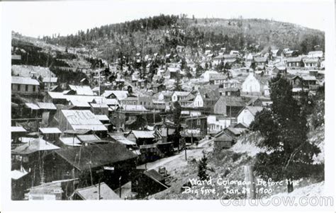 Before the Big Fire Jan 24 1900 Ward, CO