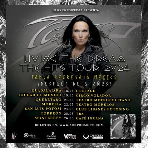 Tarja Turunen Ciudad De M Xico Mexico Circo Volador