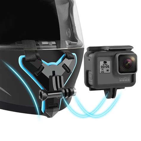 Motorcycle Helmet Chin Action Camera Mount