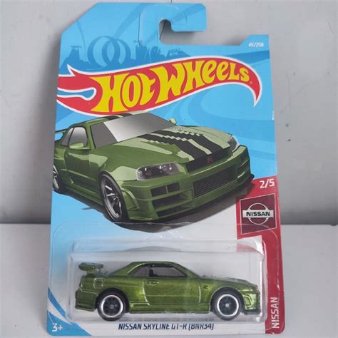 Jual Hot Wheels Hotwheels Super Treasure Hunt THS Nissan Skyline R34 Hijau Kab Jember