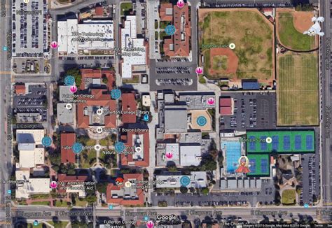 Fullerton College Campus Map