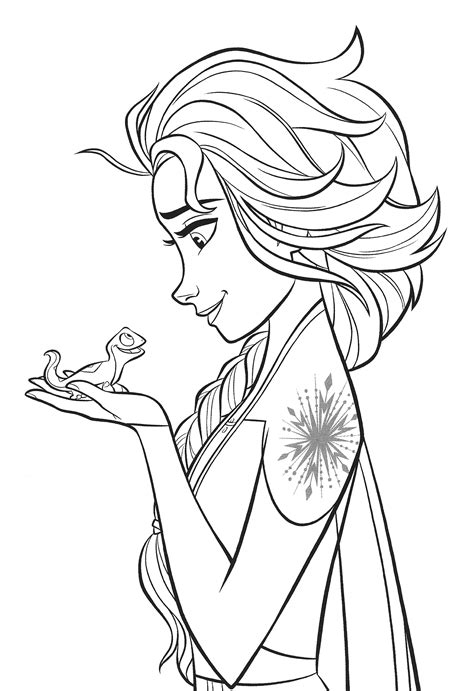 Coloring Pages For Kids Frozen 2