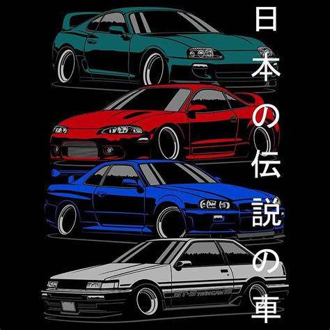 Jdm Legends Jdm Art Hd Phone Wallpaper Pxfuel