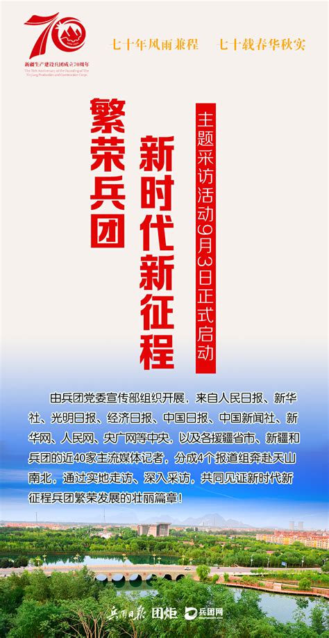 “繁荣兵团·新时代新征程”主题采访活动启动 光明网