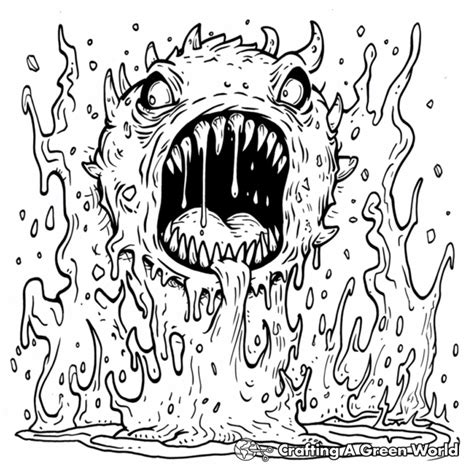 Lava Coloring Pages Free And Printable