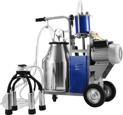 VEVOR Maschine Melken Electric Milking Machine 25L Single Bucket