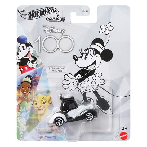Carro Hot Wheels Character Cars Disney Steamboat Minnie Atacado Collections