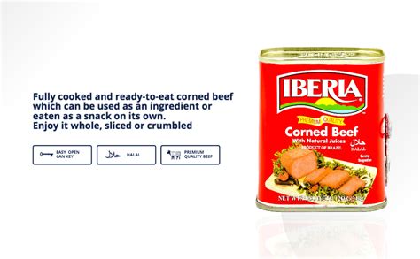 Iberia Corned Beef Oz Premium Quality Halal Corned Beef With