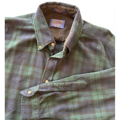 Pendleton Shirts Pendleton Wool Mens L Button Down Shirt Authentic