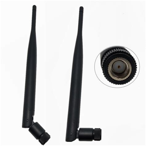 2 4GHz 5GHz Dual Band Tilt Rubber Duck WIFI Antenna 6DBi Pigtails With