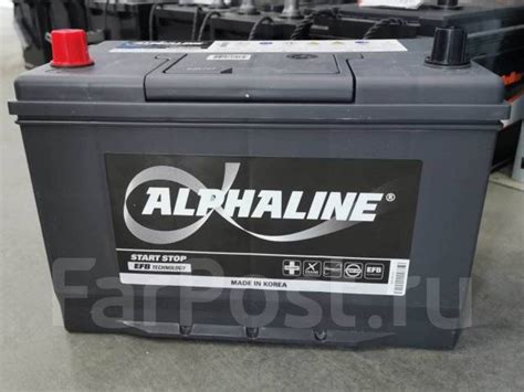 Аккумулятор Alphaline EFB T-110R (115D31R) 80А/ч 800А купить во ...