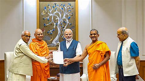 Pm Modi Gets Invitation For Ram Temple Consecration Ceremony Says