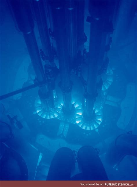 The Beautiful Blue Glow Of A Nuclear Reactor Funsubstance