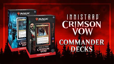 Innistrad Crimson Vow Commander Deck Contents Revealed Card Kingdom Blog