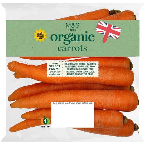 Mands Organic Carrots Ocado