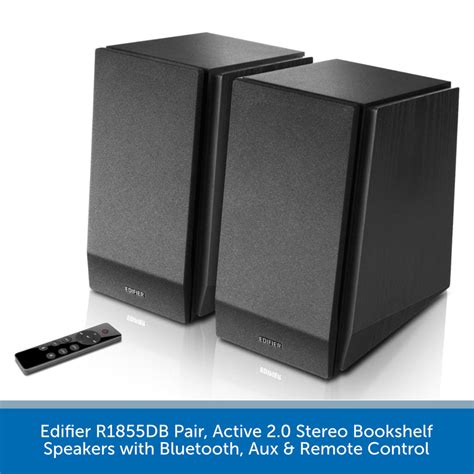 Edifier R1855db Active Bookshelf Speakers With Bluetooth Audio Volt