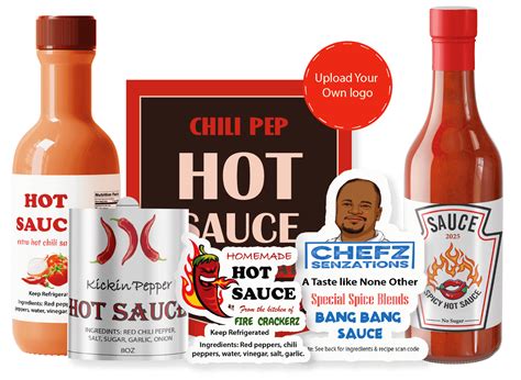 Custom Hot Sauce Labels