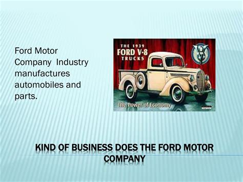 Ppt Ford Motor Company Powerpoint Presentation Free Download Id