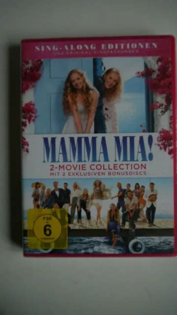 Mamma Mia 2 Movie Collection Sing Along Editionen Dvd Neu Eur 1879 Picclick De