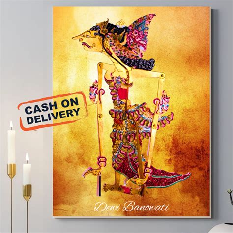 Jual Poster Wayang Kulit Dewi Banowati Untuk Hiasan Dinding Atau Wall