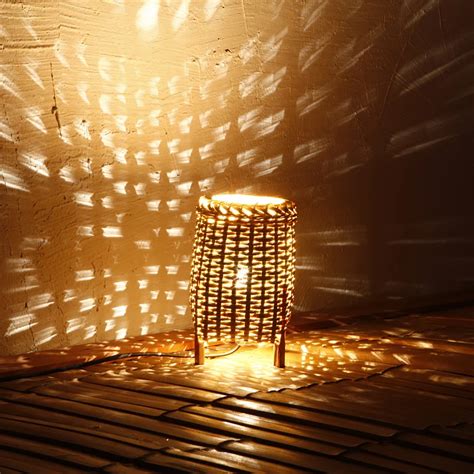 Aliexpress.com : Buy personalized Bamboo weaving table lamp LED ...