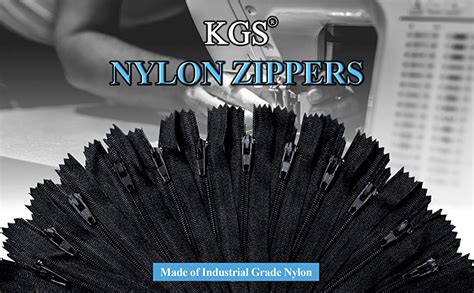 Kgs Nylon Zippers For Sewing Crafts Single Color Zippers For Making