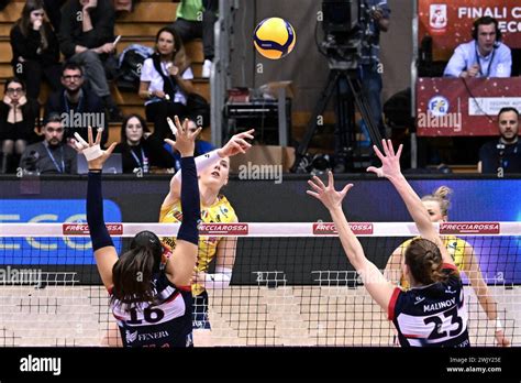 Isabelle Haak During The Match Between Prosecco Doc Imoco Conegliano