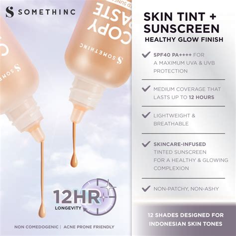 Jual SOMETHINC Copy Paste Tinted Sunscreen SPF 40 PA 50ml Original