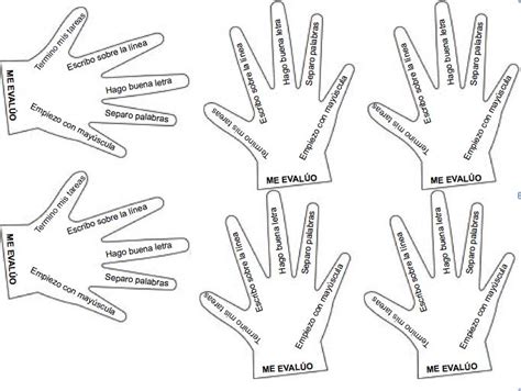 The Hands Are Labeled In Different Languages And Sizes With Numbers On