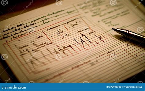handwriting data chart medicine science healthcare research diagram