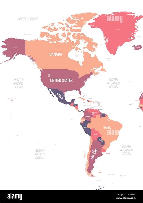 South America Map High Detailed Political Map South American Continent ...