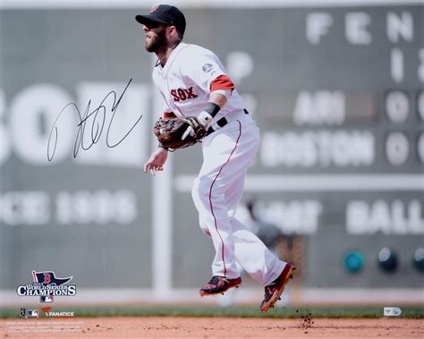 Dustin Pedroia Boston Red Sox 2013 World Series Champions Autographed ...