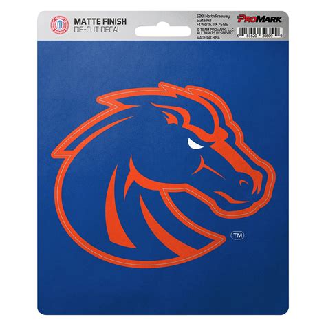 FanMats® 61250 - 5" x 6.25" NCAA "Boise State University" with Logo Decal