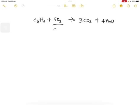 Solved In The Balanced Chemical Reaction Shown Below What Is The