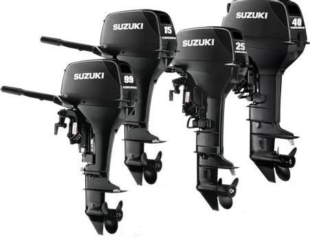 Подвесные японские лодочные моторы Suzuki. Полный модельный ряд и прайс ...
