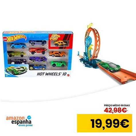 Hot Wheels Pacote de veículos Cupões Tá Fixe