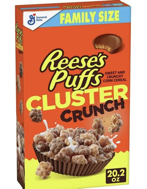 Cereal Reeses Puffs Cluster Crunch Importado Dos Eua Doce Delicias Chocolates Importados