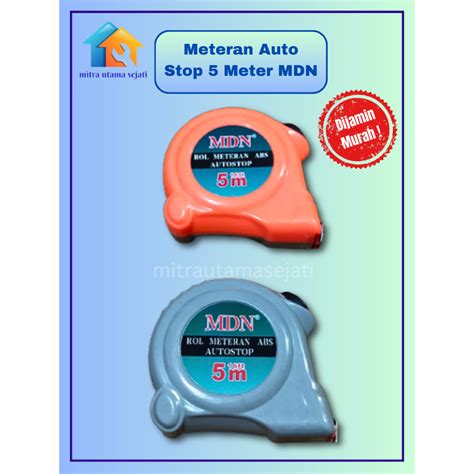 Jual Meteran Bangunan M M Rol Matic Meter Auto Stop Mdn Termurah