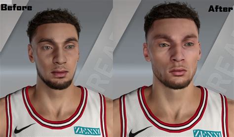 Nba K Zach Lavine Cyberface Update By K