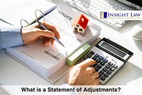 statement  adjustment  real estate transactions