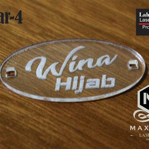 Jual Label Hijab Rebranding Hijab Label Pakaian Label Akrilik