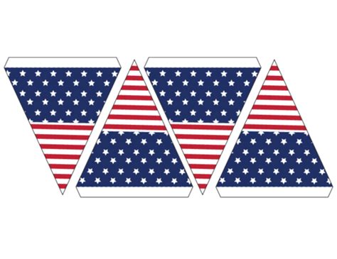 Banner Bunting Usa Flag