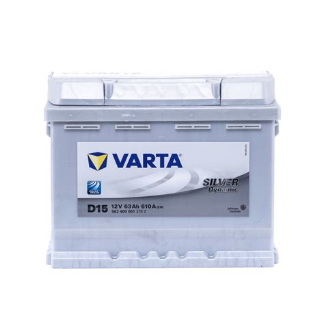 5634000613162 Varta D15 Silver Dynamic D15 Starterbatteri 12v 63ah 610a