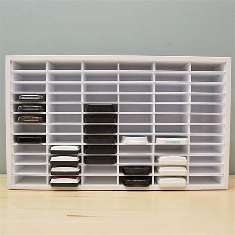 72 Standard Ink Pad Organizer Paper Storage Stamp Storage Organization