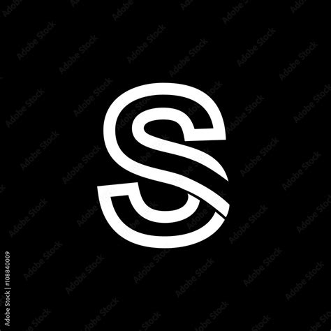 Black Letter S Logo