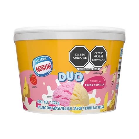 Helado Nestl D O Fresa Y Vainilla L Walmart