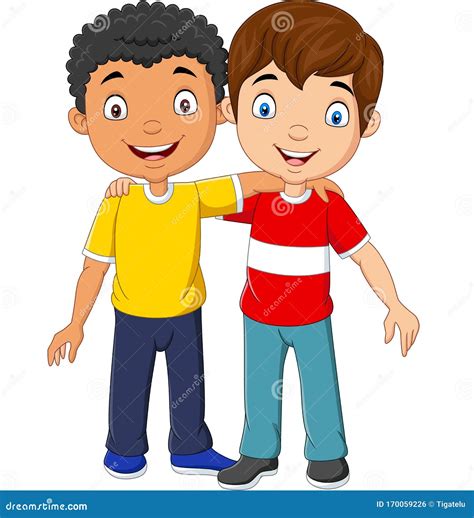 Boys Two People Talking Cartoon - kevinjoblog