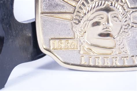 Statue Of Liberty Centenial Mens Belt Buckle Etsy