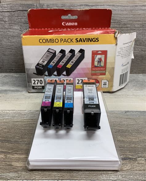 Canon Pgi Cli C Black Cyan Magenta Yellow Ink